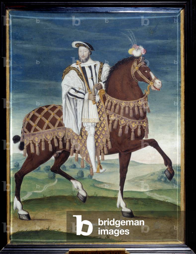 Equestrian portrait of Francois I, King of France Anonymous, 16th century (painting)