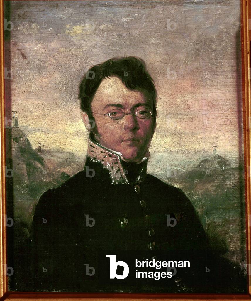 Portrait of Claude Chappe physicist, inventor of the telegraph Painting de Goys (oil on canvas)