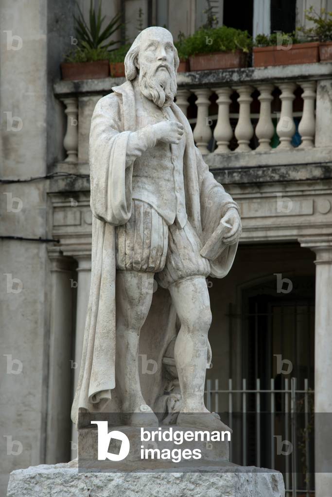 Nostradamus, sculpture (sculpture)