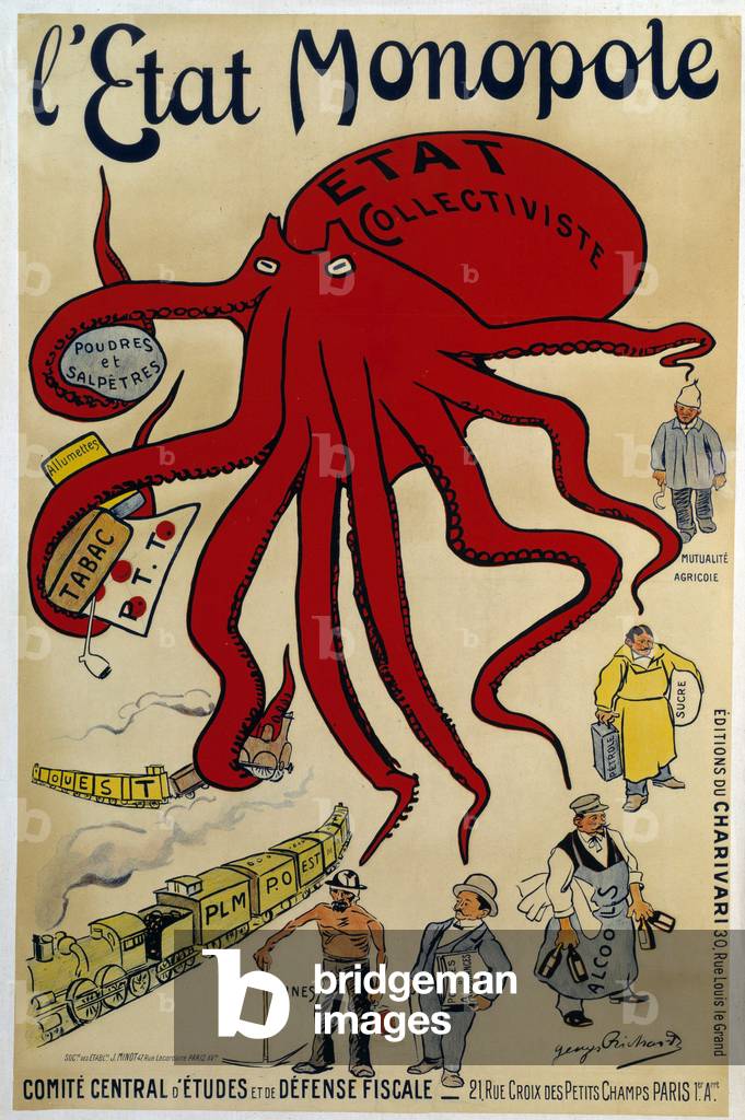 Immagine di Stampa "

L'allegoria dello stato collettivista in forma di octopo detentore della monopolia sul v