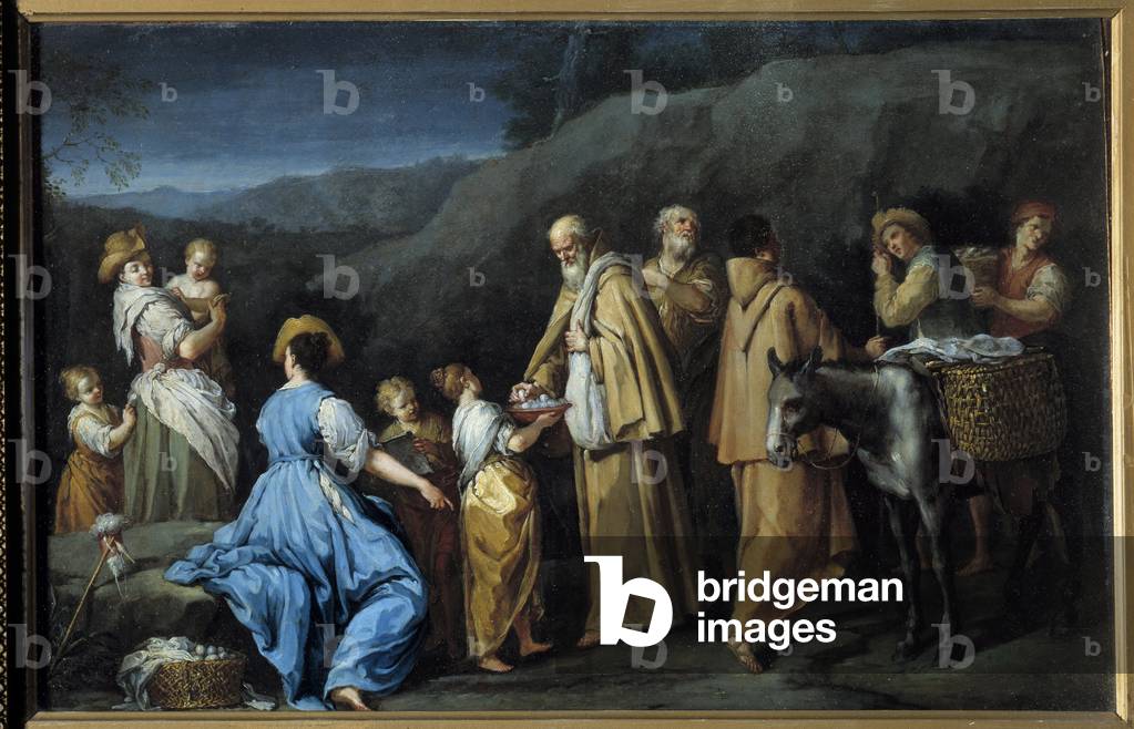 Immagine di Dipinto "Religiosi Queteurs" 1701 di Giuseppe Gambarini