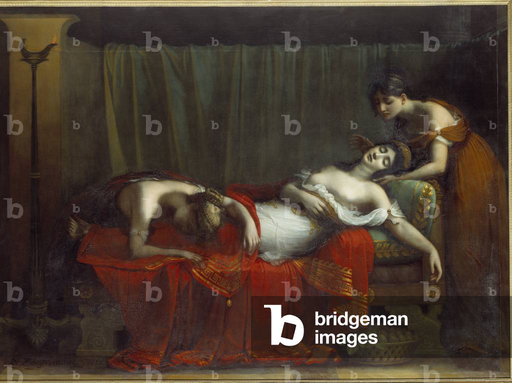 

Die Tod der Kleopatra, 1828 (Öl auf Leinwand)