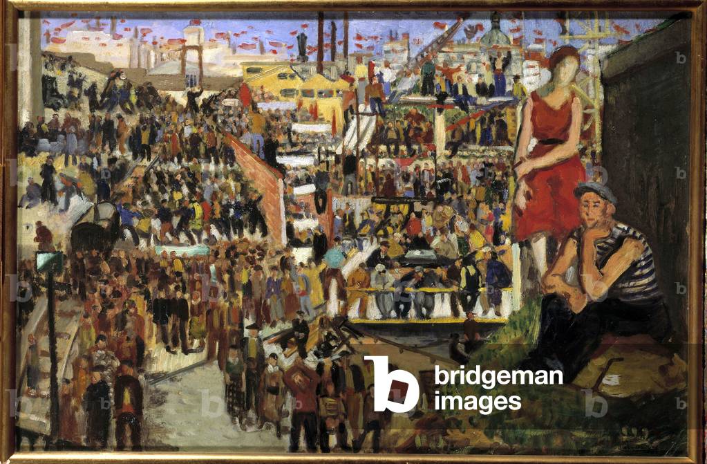 Greves of June 1936 (oil on canvas)