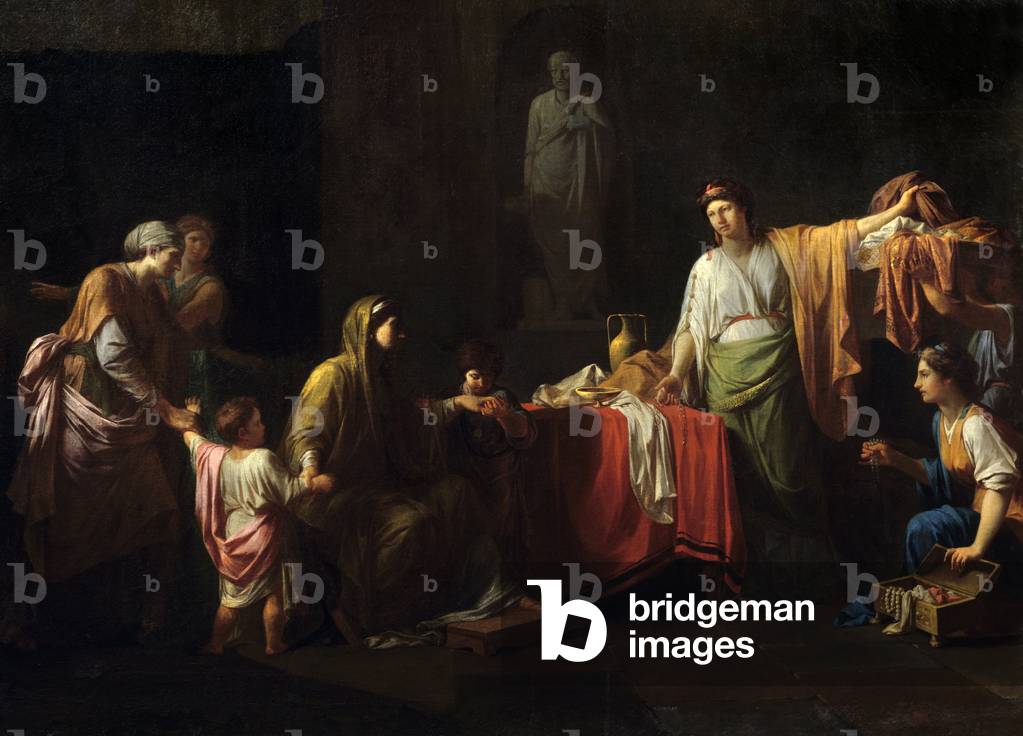 Detail of: Cornelie (189-110 BC), 18th century (painting)