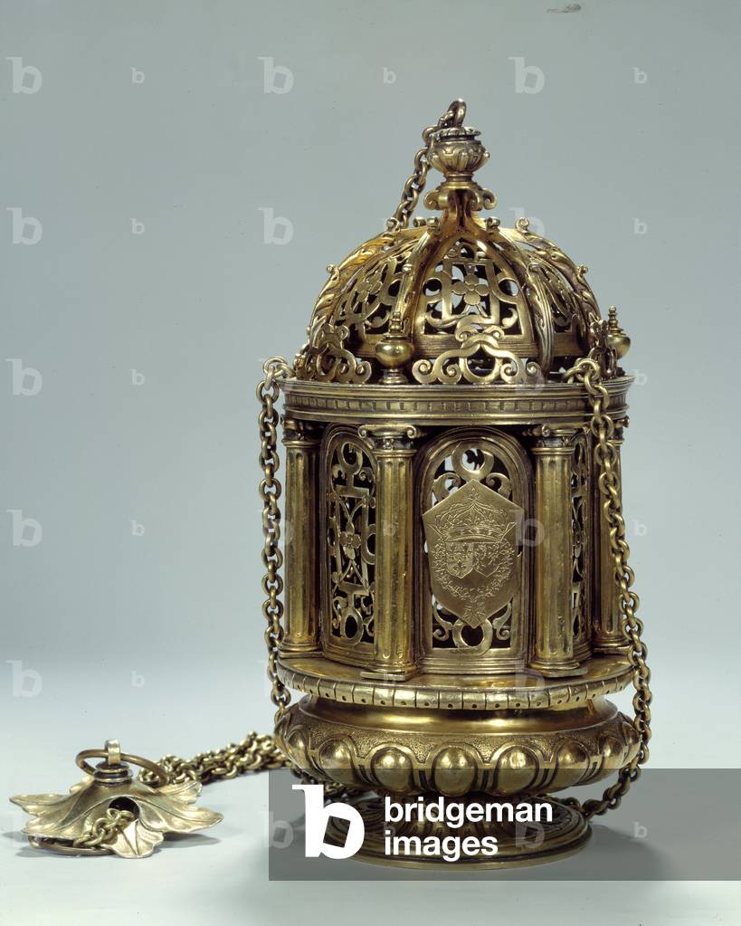 Incenso in oro e argento dell'Ordine dello Spirito Santo proveniente dal Tresor della Cappella, XVI secolo (or