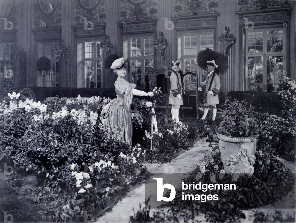 Rejane (Gabrielle Charlotte Reyu, dit) (1856-1920), French comedian in New York, 1905 (photo)