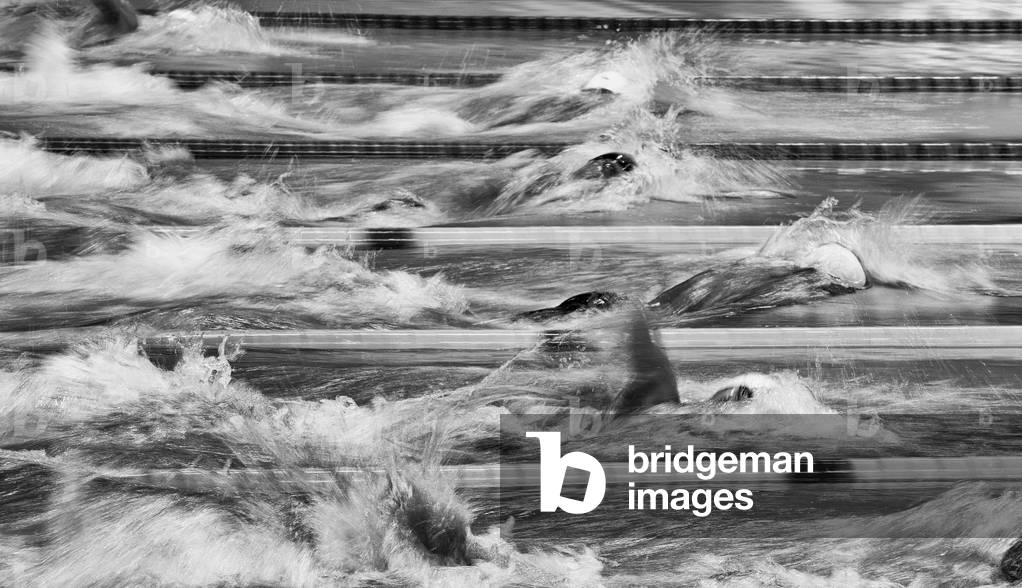 Olympic games, London, UK, 2012 (b/w photo)