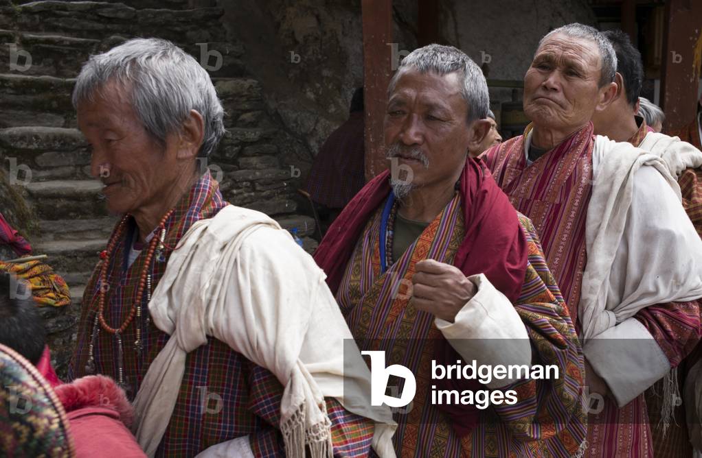 Street scene, Bumthang, Bhutan (photo)
