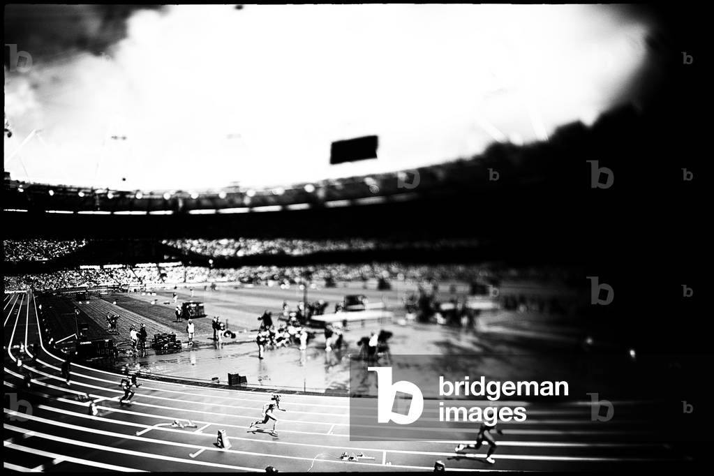 Olympic games, London, UK, 2012 (b/w photo)