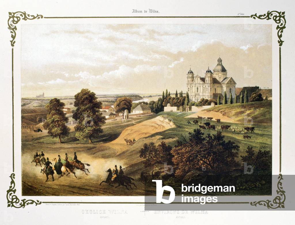 'A Book of Vilnius', by Jonas Kasimieras Vilcinskis, 1862 (colour litho)