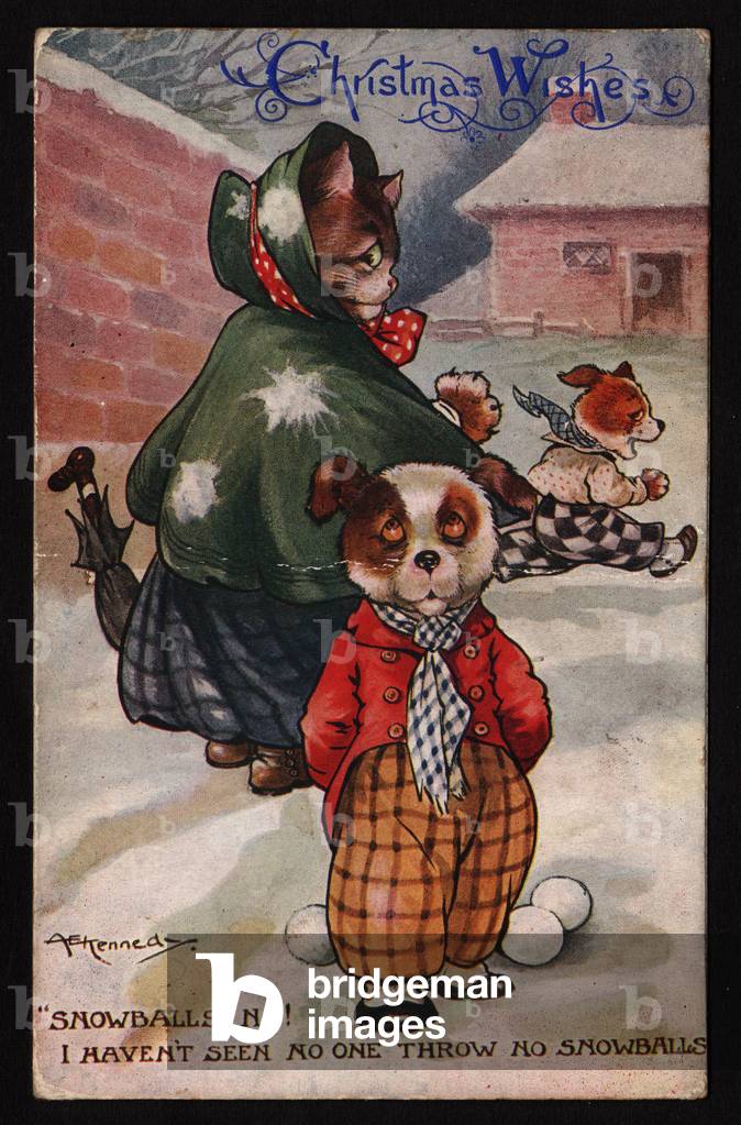 Christmas wishes. Snowballs! No! I haven't seen anyone throw snowballs.