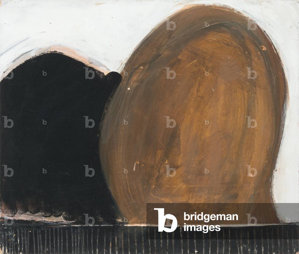 Untitled, Oct 64, 1964 (gouache on card)