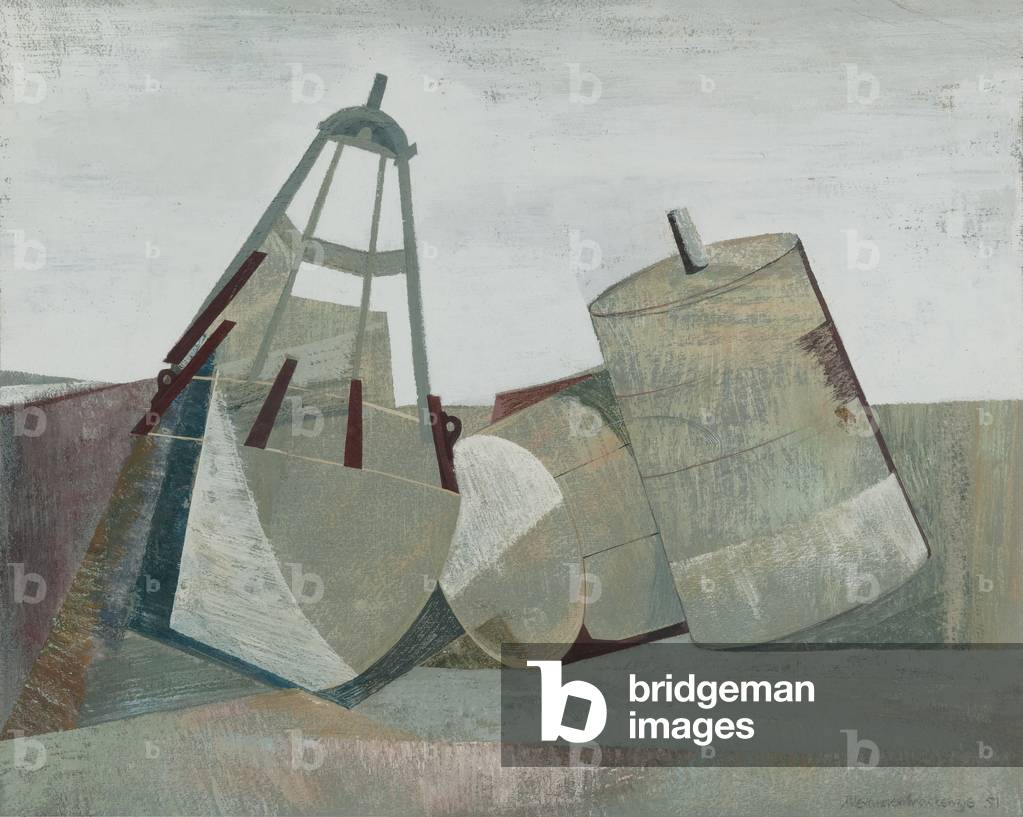 Still Life (Buoys), 1951 (gouache on paper)