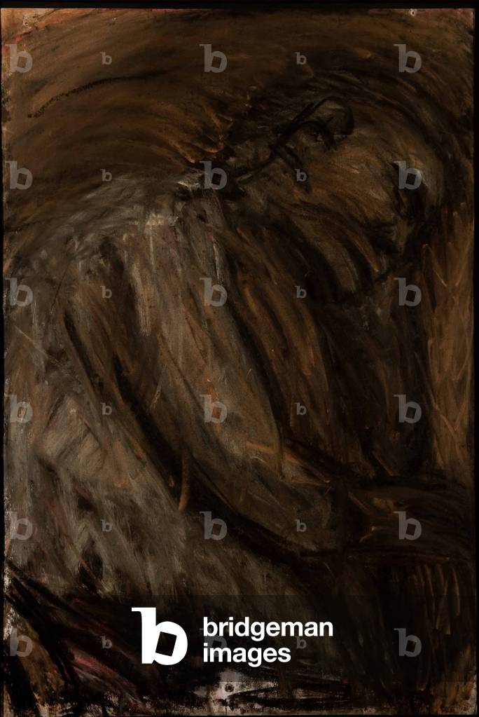 Woman Resting (The artist's mother), c.1963 (charcoal & pastel on paper)