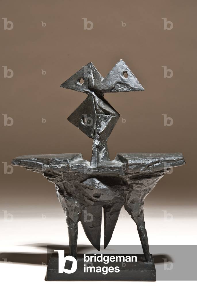 Cock, 1958 (bronze with a dark brown patina)