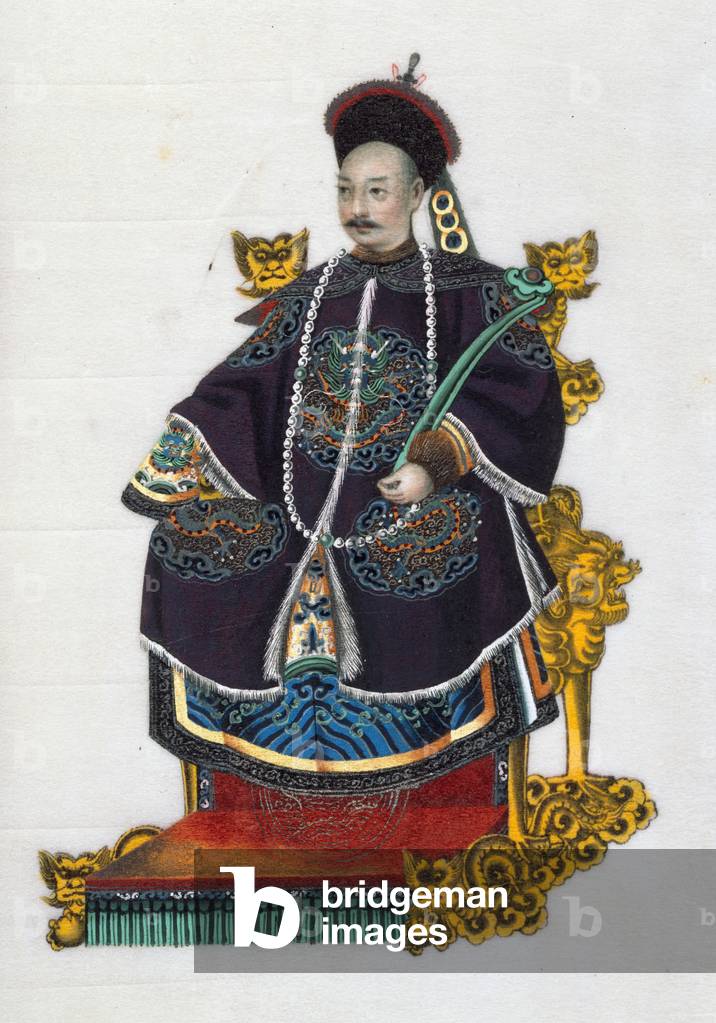 Mandarin of the First Rank, c.1820 (w/c on paper)
