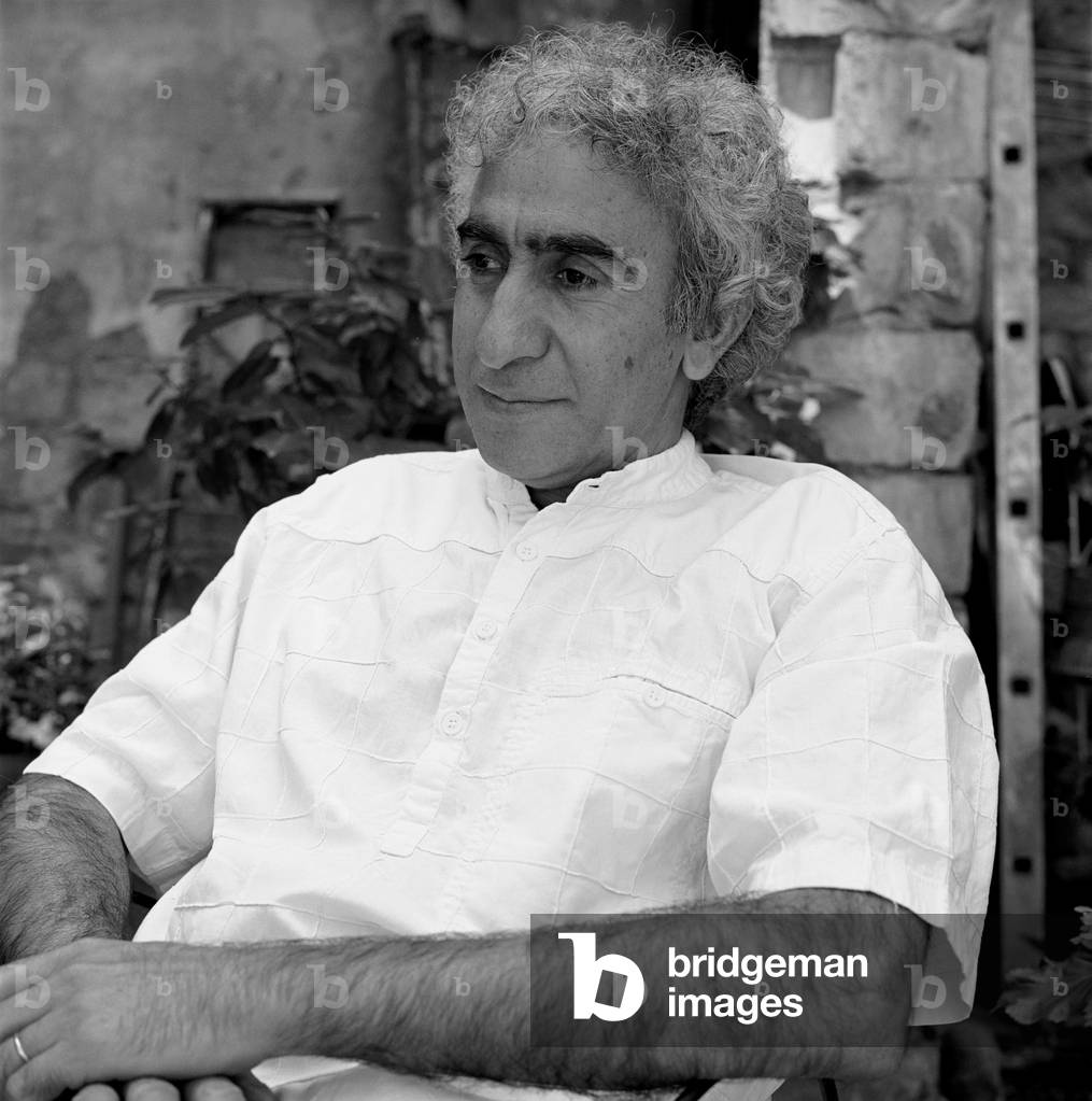 Portrait of Mehdi Moutashar, visual artist. Photography 1993
