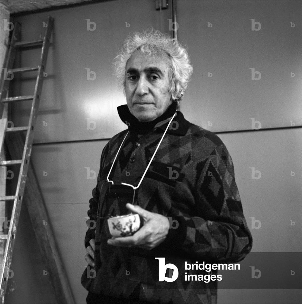 Portrait of Mehdi Moutashar, visual artist. Photography 2005