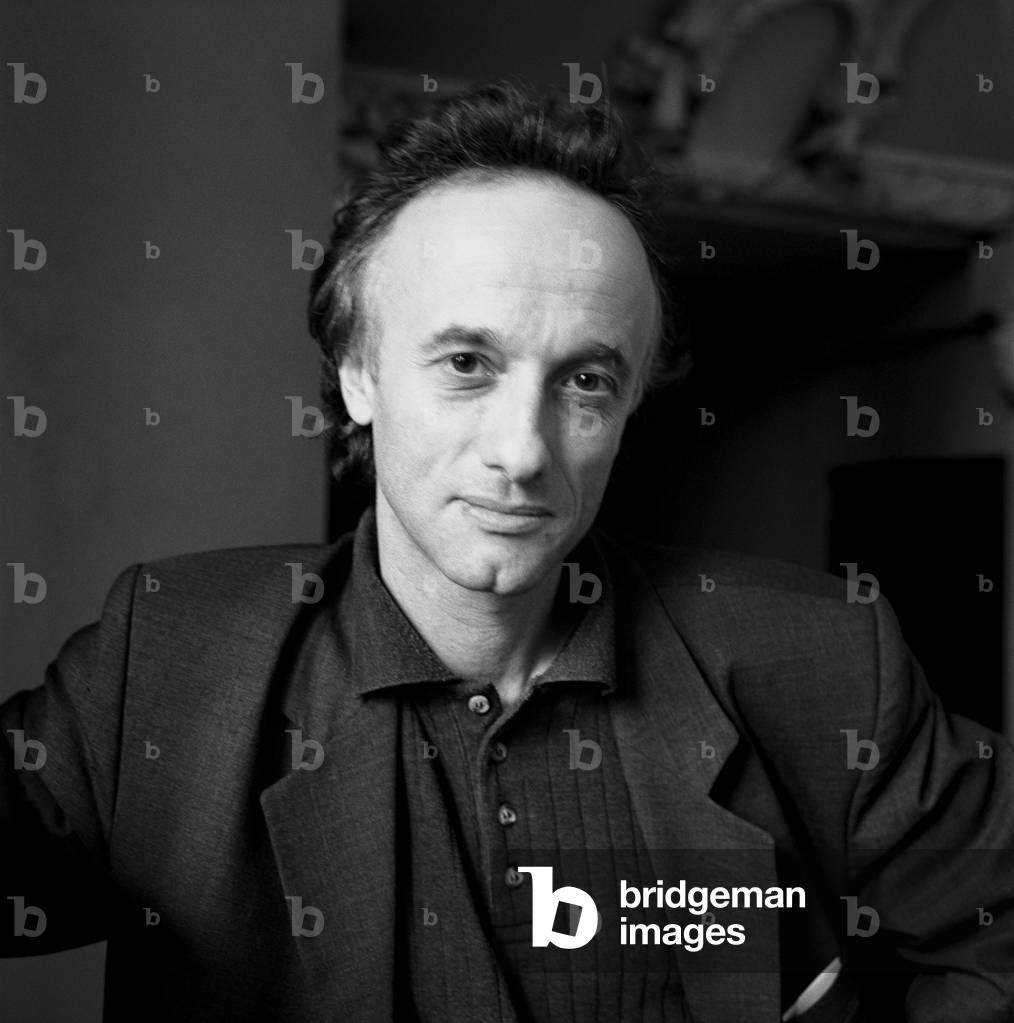Portrait of James Giroudon, French composer. photography 1993