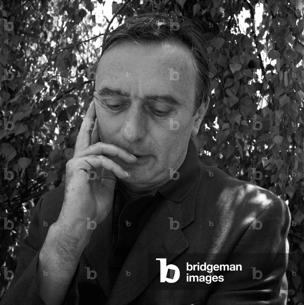 Portrait of Jean-Louis Schefer (Jean Louis Schefer), French writer. Photography 1997
