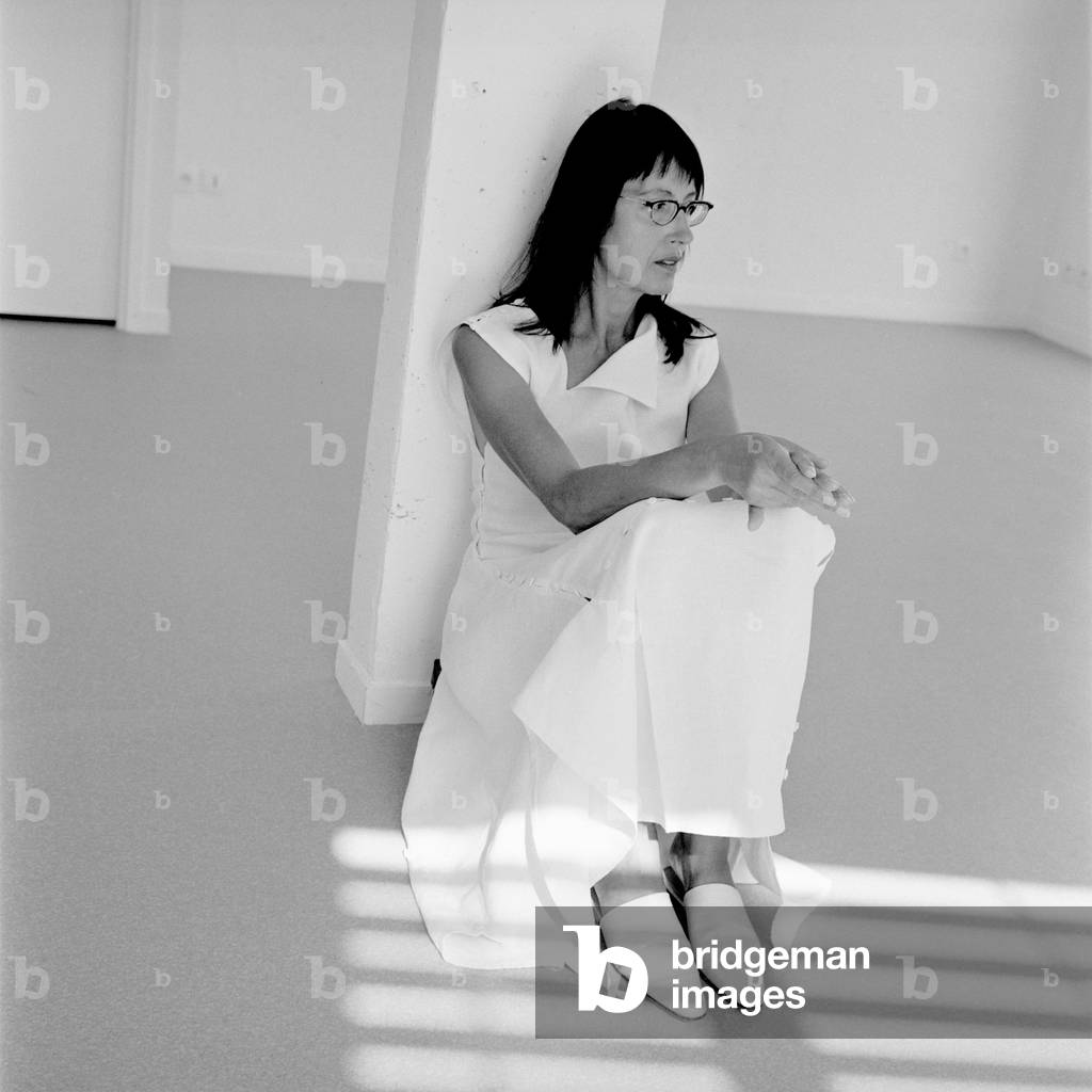 Portrait of Aline Ribiere, visual artist and stylist. photography
