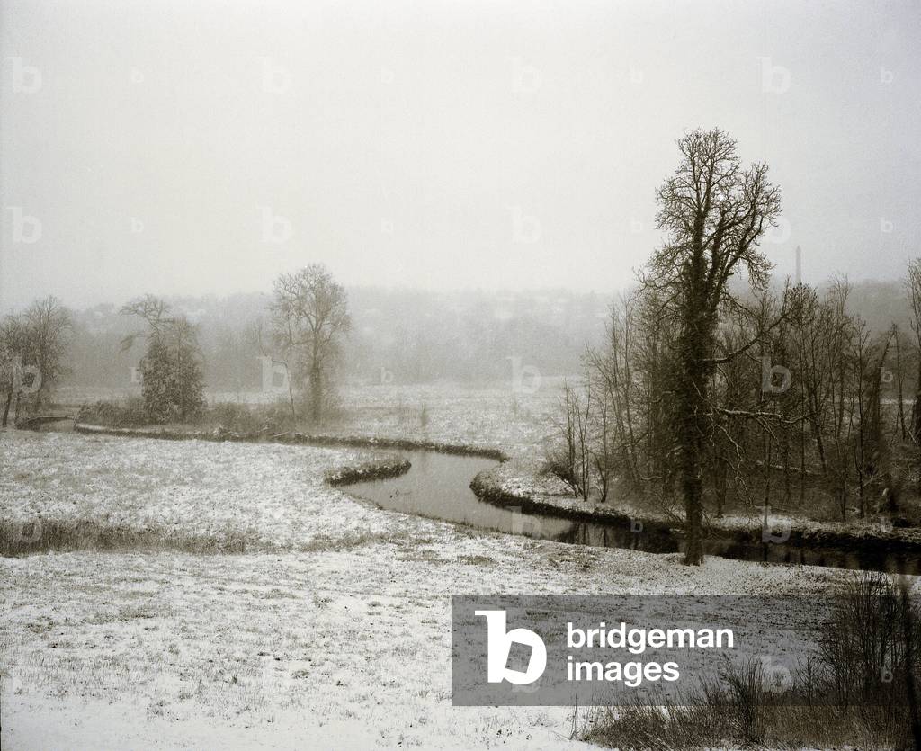 Le Jardin de Mereville, Essonne, Ile-de-France (Ile de France), France. Architecture by Francois-Joseph Belanger, 1784-1786. Iconography from the book Le jardin de Mereville, published by L'Yeuse, in 2004. Text by Monique Mosser. Inside the Great Rock of the Great Cascade