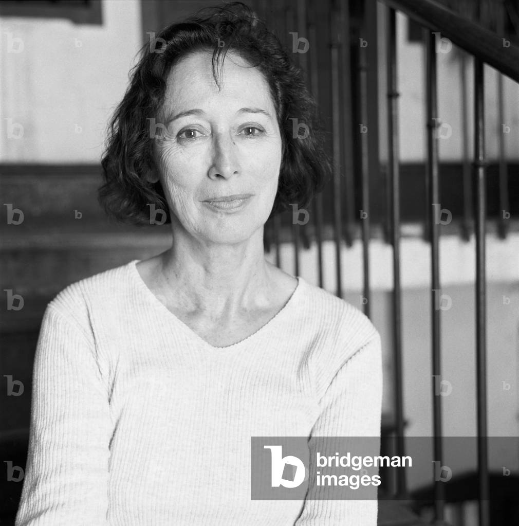 Portrait of Annie Salager, French poet. Photography 1993