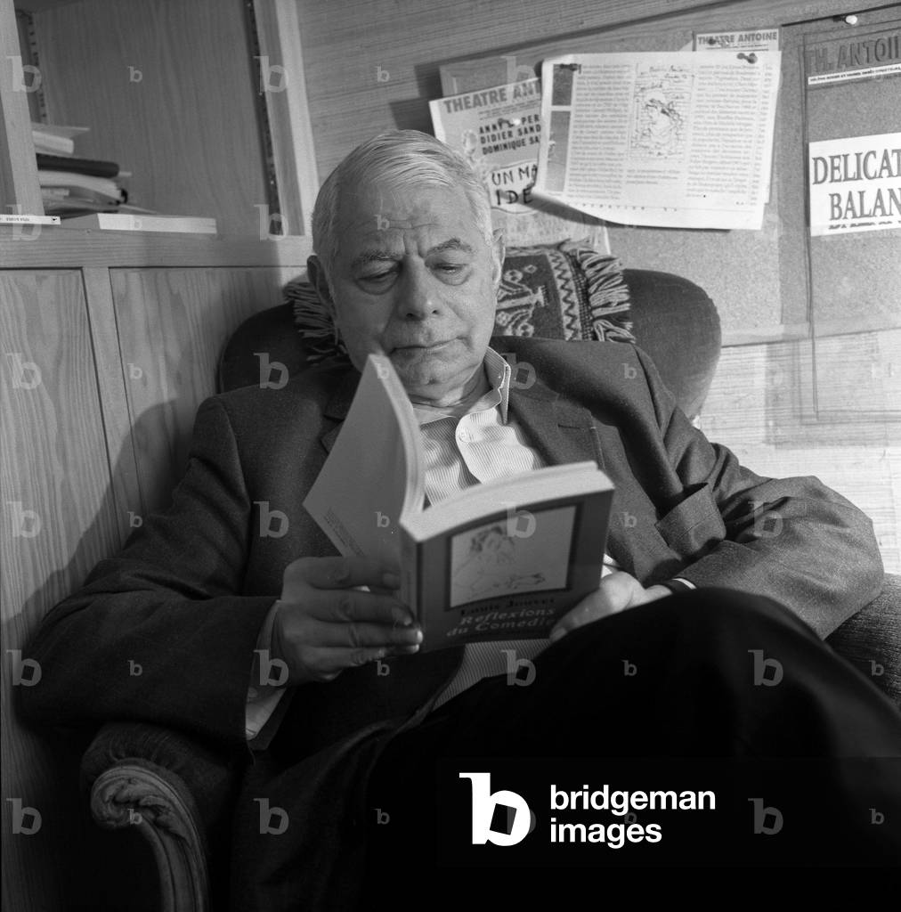 Portrait of Daniel Dares, comedian, producer and theatre director Antoine Simone Berriau (Paris). Published in the book “” Didascalies, les theatres de l'est parisien”, published by Ville Ouvre in 2004.