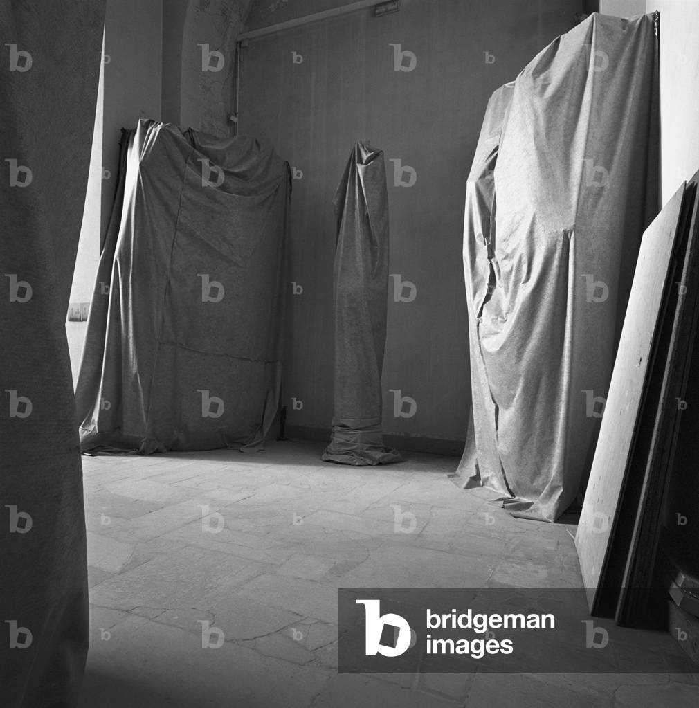 The site of the Musee des Monuments Francais, Cite de l'architecture et du patrimoine, Palais de Chaillot, 1 place du Trocadero, Paris 16th. All the renovation and renovation works were entrusted to the architect Jean Francois Bodin, the end of the 2007 works. Photography 2003.