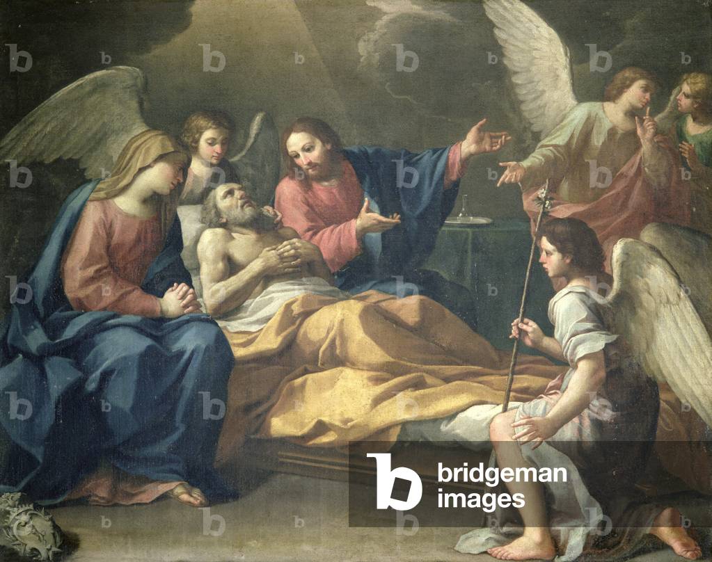 Bild von Gemälde "Der Tod von St. Joseph (Öl auf Leinwand)", 18. Jahrhundert von Italian School