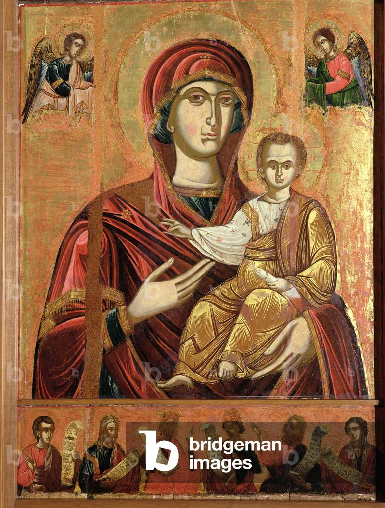 Detail of the Madonna and Child from the Iconostasis, 1641 (photo) (see 137900-901)