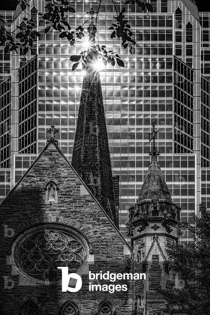 Christ Church Cathedral in Montreal, Quebec, with Tour KPMG. September 2016