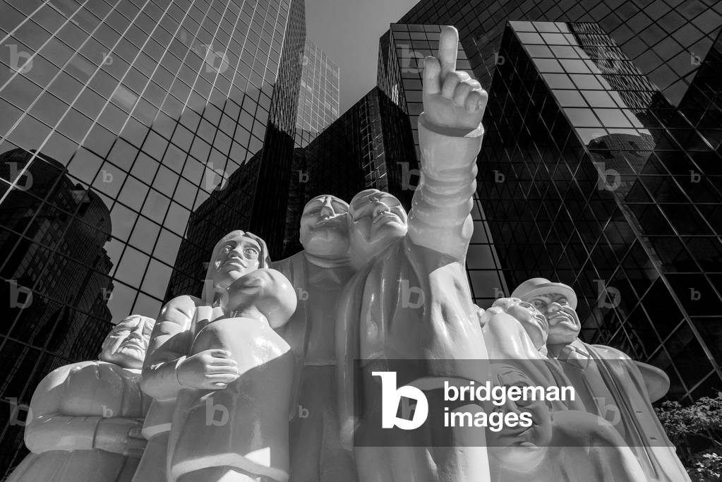 The Illuminated Crowd, (1985, sculpture), Montreal, Quebec. September 2016