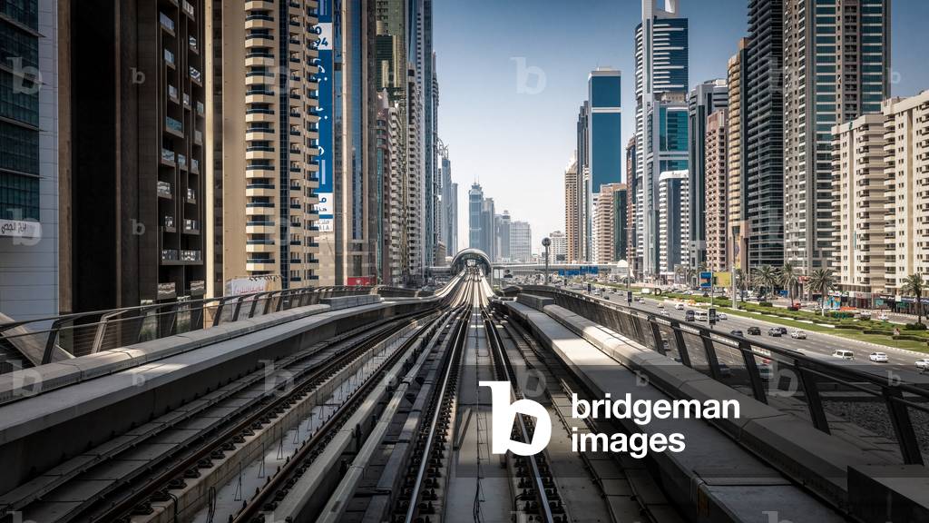 DUBAI, METRO LINE, 2017 (photo)