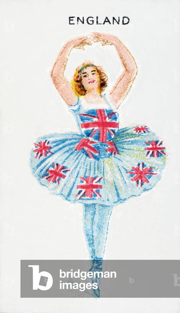 England, cigarette card, 1915 (colour litho)