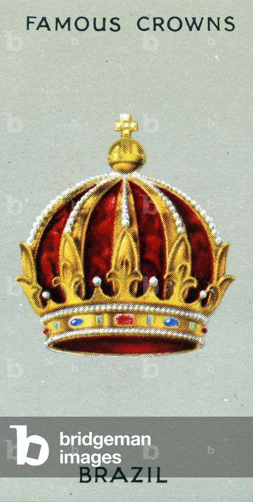 Imperial Crown of Brazil, 1938 (colour litho)