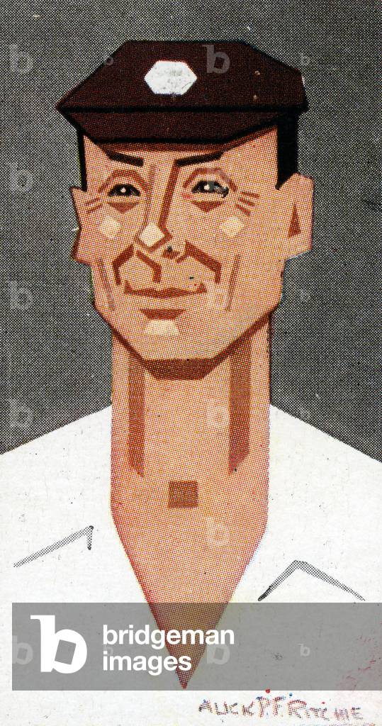 Jack Hobbs, 1926 (colour litho)