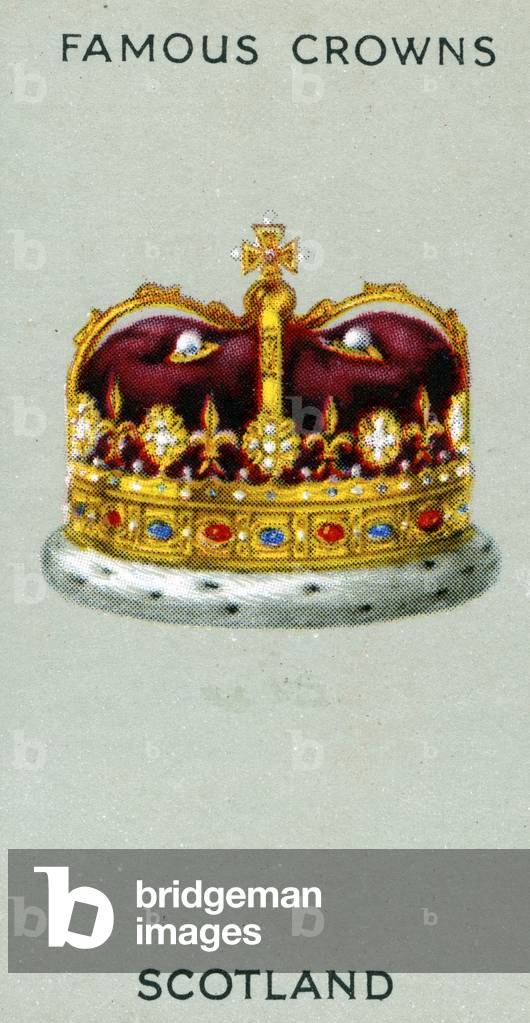 The Crown of Scotland, 1938 (colour litho)