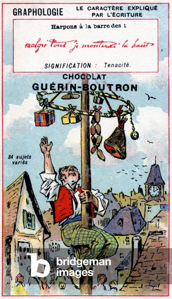 Characteristic of Tenacity indicated in handwriting, c.1920 (colour litho)