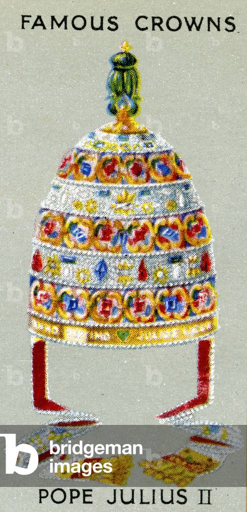 Crown of Pope Julius II, 1938 (colour litho)
