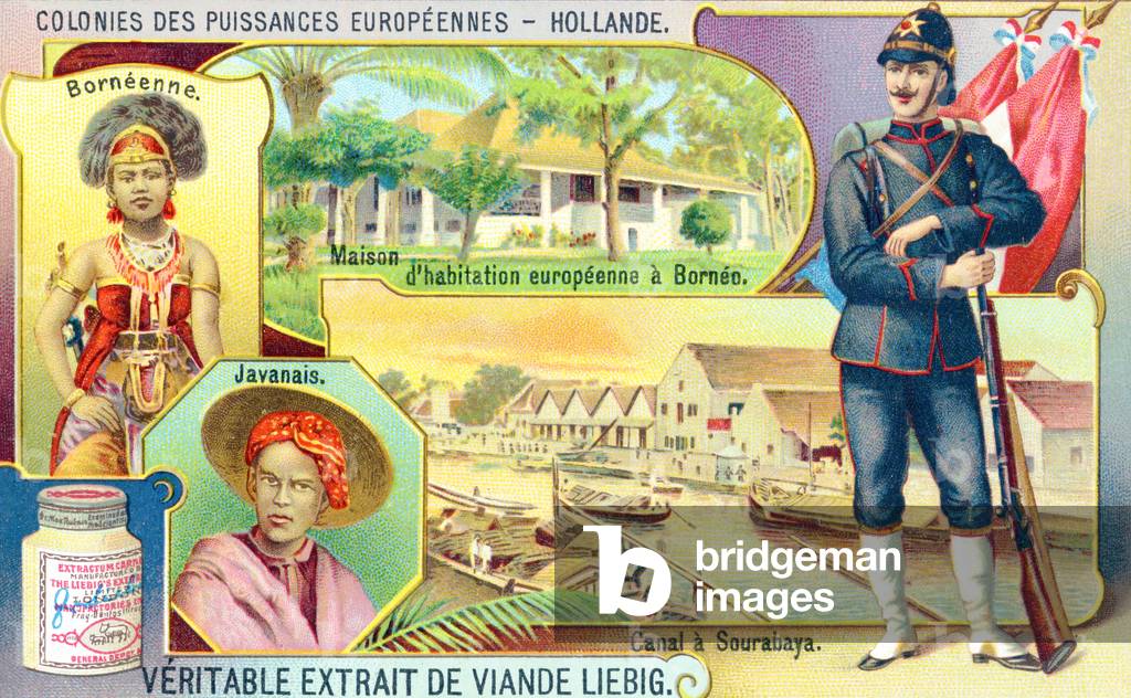 Colonies of the European Powers - Holland, 1910 (colour litho)