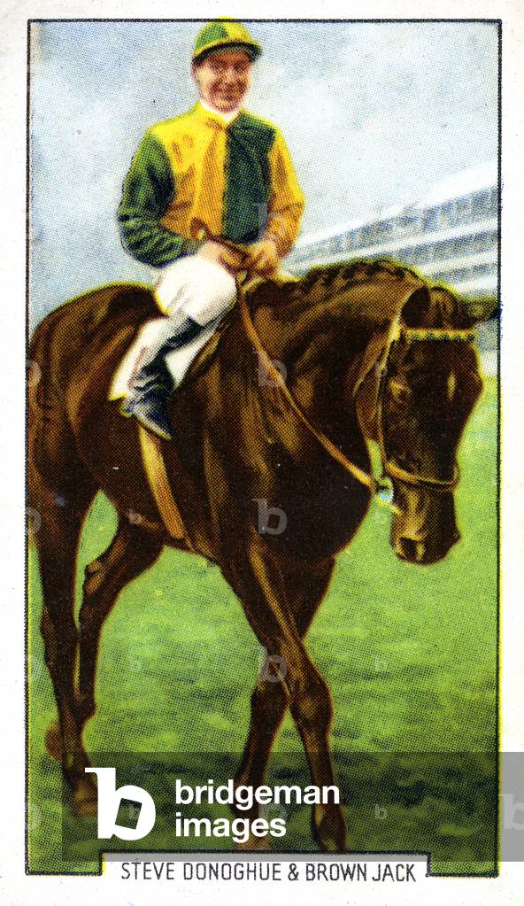 Steve Donoghue, 1936 (colour litho)