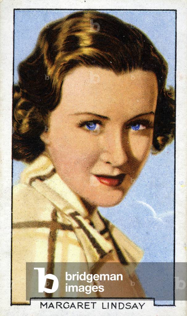 Margaret Lindsay, 1935 (colour litho)