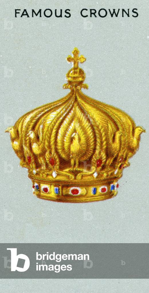 Imperial Crown of Emperor Napoleon III, 1938 (colour litho)