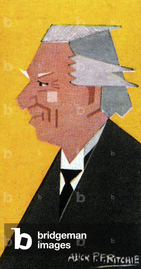 Herbert Asquith, 1926 (colour litho)