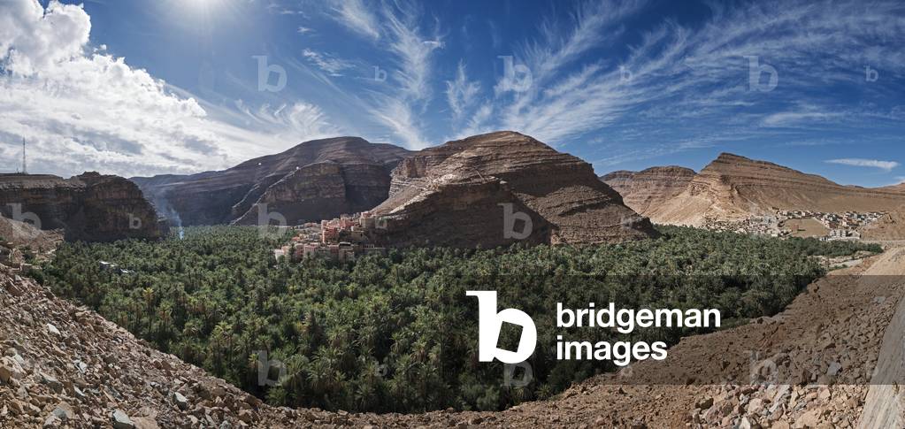 Igmir Date Palm Oasis, Anti Atlas, Mountains, Morocco (photo)