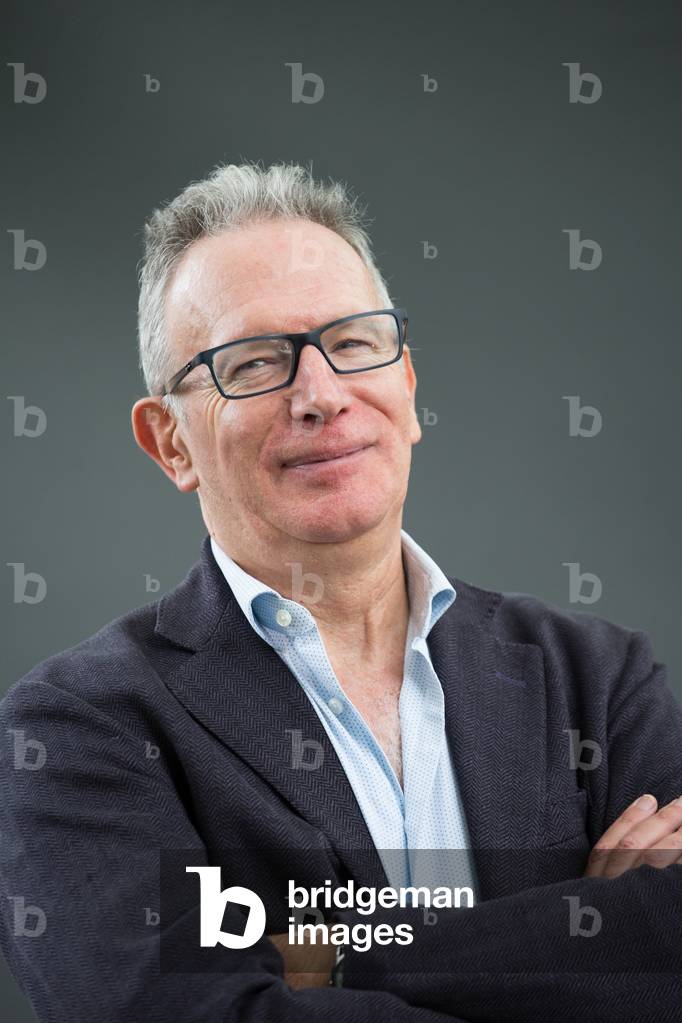 Fintan O’Toole, Irish columnist, literary editor and drama critic for The Irish Times, Edinburgh International book festival, August 2019 (photo)