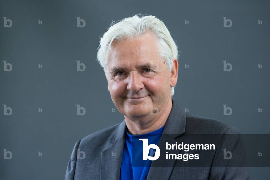 Kjell Ola Dahl, Norwegian writer, Edinburgh International book festival, August 2019 (photo)