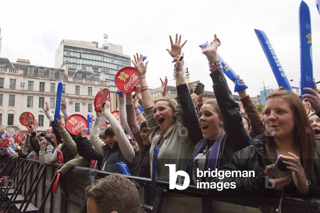 Olympic Torch Relay Event George Square 8th June 2012 (photo)