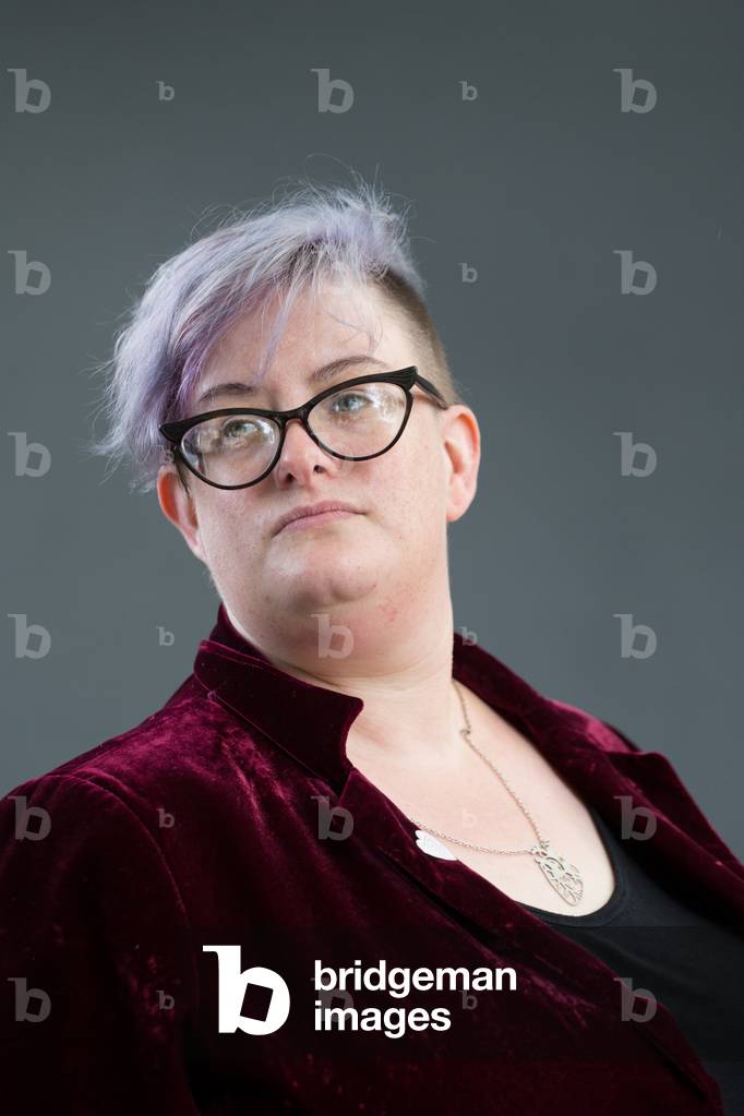 Kaite Welsh, British novelist, Edinburgh International book festival, August 2019 (photo)